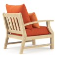 thumbnail image 5 of RST Brands Kooper 2 Piece Acacia Wood Outdoor Club Chairs - Tikka Orange, 5 of 7