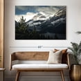 thumbnail image 3 of Elephant Stock Mountain Top Wall Art - Horizontal Canvas Wall Art - Living Room Wall Decor - Nature Canvas - White And Blue Decor - 51" x 34", 3 of 8
