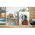 thumbnail image 2 of Ahgly Company Tapis d'Intérieur Lavables en Machine Rectangle Transitionnel Brun Acajou, 2' x 3', 2 of 7