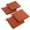 Spice, variant on Blazing Needles 93454-4CH-TW-RR 20 x 19 in. Solid Twill Chair Cushions, Ruby Red - Set of 4