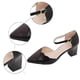 thumbnail image 3 of MKLEKYY Sandalias de Plataforma de Comercio Exterior, Sandalias Puntiagudas 2024, Modelos de Mujer de Cuero Suave, Hebilla, Tacones Altos, Tacón Grueso, Boca Baja, Sandalias, 3 of 3