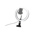 thumbnail image 1 of Soporte De Luz De Relleno Con Anillo Selfie Tricolor En Vivo Con Clip 26cm Con Clip Para Teléfono Sunnimix Anillo de luz de relleno tricolor, 1 of 2