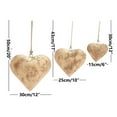 thumbnail image 6 of Fasiaou Vintage Heart Metal Christmas Ornament with LED Lights, Aged Brass Hanging Decoration for Holiday Party Wedding Tree Outdoor Indoor Festive Decor, 6 of 6