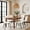 White, variant on Modern Dining Chairs, PU Leather Upholstered with High Backrest, Kitchen Side Chairs with Heavy Duty Cushioned Seat & Durable Metal Legs for Dining Room, Restaurant, Set of 6,Brown