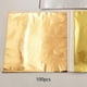 thumbnail image 5 of 100 láminas de oro, papel de aluminio dorado, cesta de regalo para pintar, joyería, decoración de uñas Dorado champagne, 5 of 8