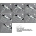 thumbnail image 3 of Large Panel 7-Mode Spray High Pressure Showerhead Universal Massage Showerhead ABS Chrome--, 3 of 5
