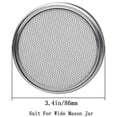 thumbnail image 4 of 4-pack Stainless Steel Sprout Jar Lid Kit Mason Jar Making, 4 of 5
