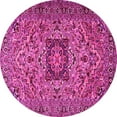 thumbnail image 1 of Ahgly Company Indoor Round Persian Pink Traditional Area Rugs, 7' Round, 1 of 4