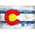 thumbnail image 5 of Colorado State Flag, Watercolor, Image Only, Rustic, Lantern Press, Premium Playing Cards, 52 Card Deck with Jokers, USA Made, 5 of 5