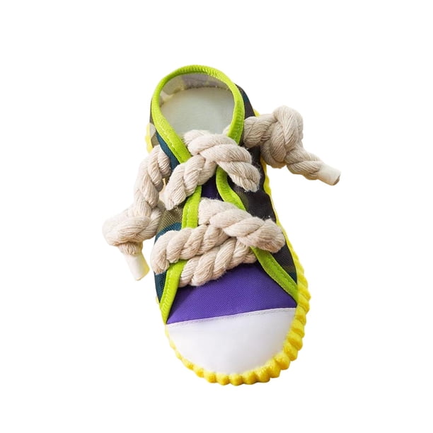 Dog Bite Tug Toy Squeaky Ejercicio Bite Training Tool Ejercicio al aire prueba de agua Borde de zapato amarillo jinwen Juguetes para morder perros