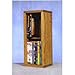 thumbnail image 3 of Wood Shed 215 Combo Solid Oak 2 Row Dowel CD-DVD Cabinet Tower, 3 of 3