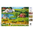thumbnail image 2 of Buffalo Games 300-Piece Charles Wysocki - Jolly Hill Farms Interlocking Jigsaw Puzzle, 2 of 5