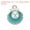 Blue, variant on Unique Bargains Shell Pendants Faux Pearl Drops, 50 Pack Imitation Pearl Pendant for Jewelry Making, Pink