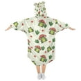 thumbnail image 2 of joogoo Blanket Hoodie for Frogs Mushrooms Oversize Sweatshirt 3-14 YR L, 2 of 7