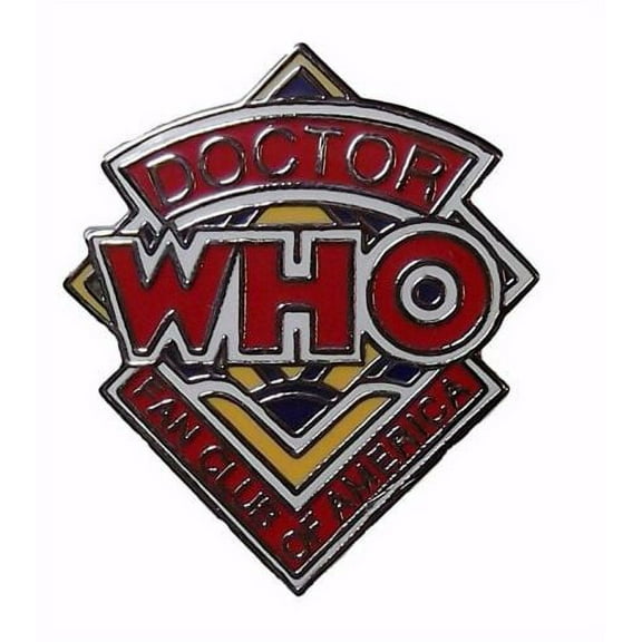 Doctor Who Classic Series Enamel 1" Wide Logo Metal Pin