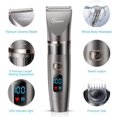 thumbnail image 3 of Recortadora de barba Hatteker para hombre, cortapelos a prueba de agua, 3 of 8