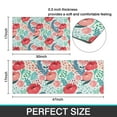 thumbnail image 7 of Pioneer Flower Floral Print Pattern Kitchen Rugs Sets Of 2,Anti Fatigue Kitchen Mat Rugs Non Slip Washable,Decorative Kitchen Floor Mats for Kitchen,Sink,Laundry,17"x30"+17"x47", 7 of 7