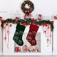 thumbnail image 2 of Pet Christmas Stockings for Dogs Cats, Christmas Pet Stocking Socks Dog Cat Paw Plaid Xmas Tree Hanging Ornament Gift, 2 of 7