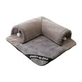 thumbnail image 4 of Cama túnel para gatos cálida de invierno, juguete interactivo, cabaña de juego portátil transpirable, centro de actividades para gatos para animales Gris, 4 of 8