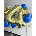 thumbnail image 4 of Number Balloon 40 Inch 4 Balloon Party Decorations, 4 Number Balloons 4 14 24 34 44 54 64 Balloons for Birthday Party Wedding, Bridal Shower Engagement Photo Shoot, Anniversary(Light Gold No 4), 4 of 14