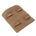 thumbnail image 1 of False Eyelashes Extension Practice Mannequin Head, Detachable Lifelike Eyelash Training Model Head 3D Simulated With Removable Eyelids For Beginners For Display Coffee Color, 1 of 8