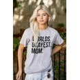 thumbnail image 3 of Worlds Okayest Mom Mothers Day Mama Women's Plus Size Graphic Tee Brisco Brands 4X, 3 of 5