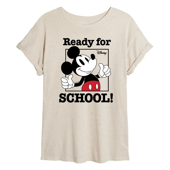 Disney - Ready For School - Women's Oversized T-Shirt