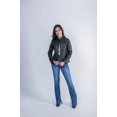 thumbnail image 3 of CHAMARRA RENATA PIEL BORREGO NEGRO Castelli Leather Authentic  Chamarra, 3 of 4