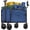 Blue, variant on Simenmax Heavy Duty Collapsible Wagon Cart, 220 lbs Capacity All-Terrain Folding Wagon Portable Gear Cart for Camping, Beach, Gardening, Grocery Shopping, Blue