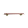 thumbnail image 3 of Washington Square Collection Solid IPE Ironwood Shelf - Oil Rubbed Bronze / 22 Inch, 3 of 6