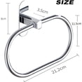 thumbnail image 2 of No Drilling Towel Ring, Round Towel Rack, Stainless Steel Bathroom Towel Rack, Patented Adhesive, Self-adhesive Towel Rack, Self-adhesive Towel Hook, 2 of 5