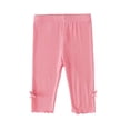 thumbnail image 2 of Gyratedream 4 Pack Cotton Cropped Leggings for Girls 3/4 Pants Basic Girls Capri Leggings 2-10 Years, 2 of 5