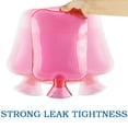 thumbnail image 3 of Rubber Hot Water Bottle with Cover Knitted, Transparent Hot Water Bag 2 Liter - Pink, 3 of 7