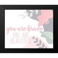 thumbnail image 2 of Allen, Kimberly 14x12 Black Modern Framed Museum Art Print Titled - Affirmations 2, 2 of 5