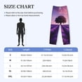 thumbnail image 2 of Salouo Lavender Field Sunset Print Pajama Pants for Men, Lounge Pants Elastic Waistband Casual Men's sleepwear Loungewear Sleep Pajama Pant -Large, 2 of 7