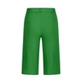 thumbnail image 5 of ABATAB Women's Bermuda Shorts Lightweight Casual Lounge Shorts Wide Leg Baggy Golf Hiking Travel Shorts with Pockets, 5 of 7