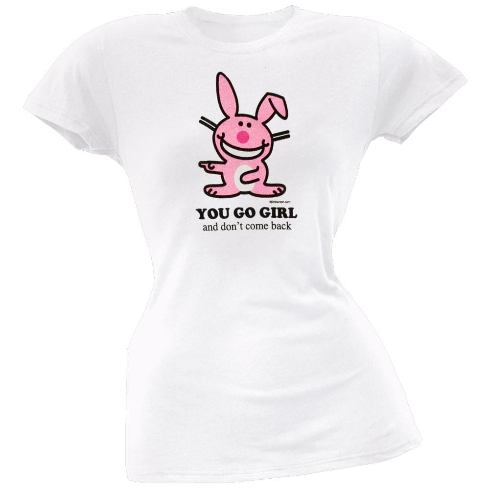 Happy bunny shirt womens Clearance