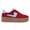 Red/Blue, variant on Womens Platform Fashion Sneakers Thick Sole Suede Faux Leather Casual Shoes,Red&Blue