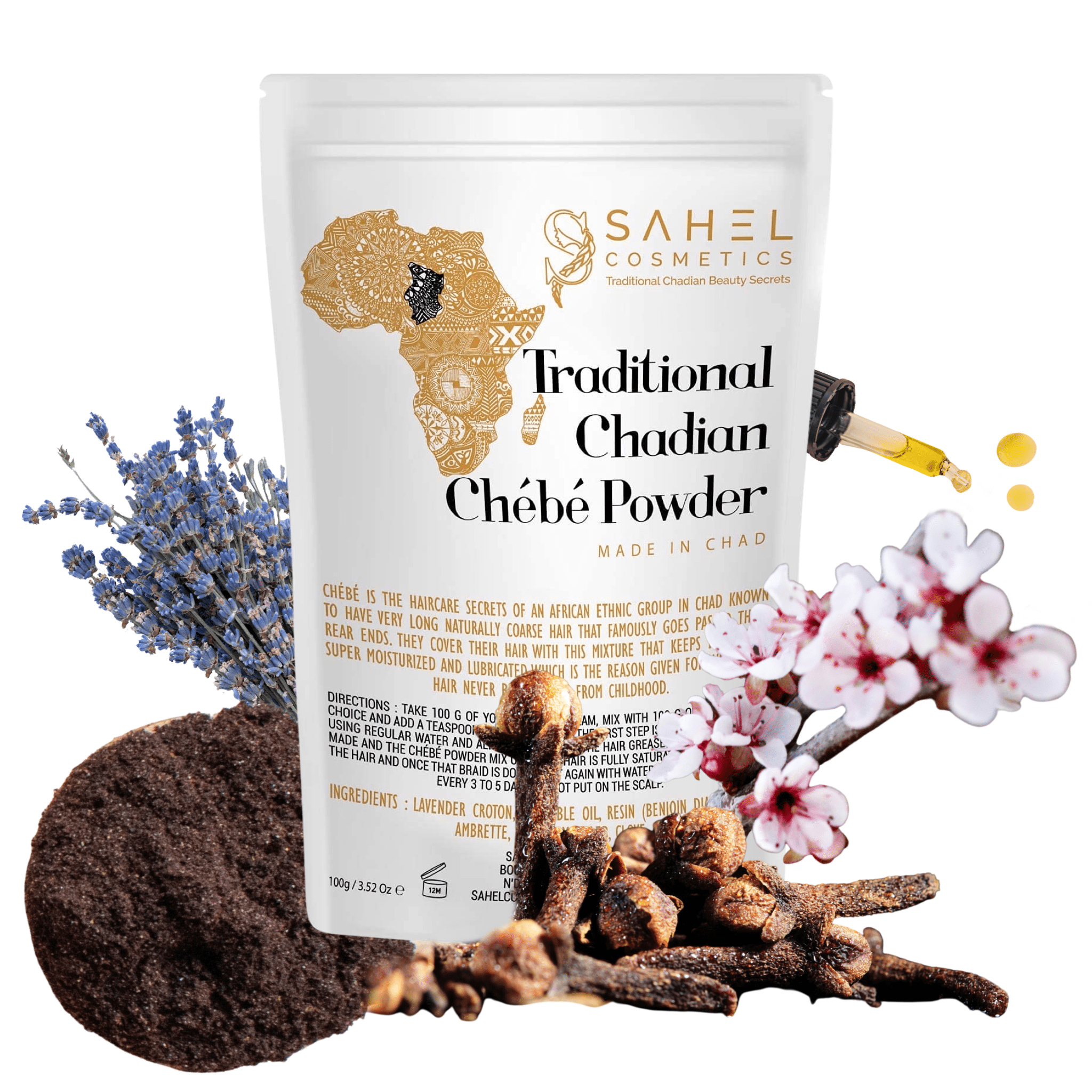 Vida Beauty Chebe Powder Hair Growth 5.29 Oz 150 Grams Natural