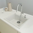 thumbnail image 4 of BOCCHI 1606-507-0126 Granite 24" 1 Bowl Kitchen Sink with Strainer in Milk White, 4 of 7