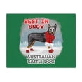 thumbnail image 1 of Australian Cattle Dog Best In Snow Placemat, 1 of 3