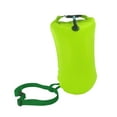 thumbnail image 3 of Boya de natación inflable, burbuja de natación, totalmente impermeable, PVC, bolsa de equipo de alta visibilidad para kayakistas, rafting, triatletas. Amarillo Verde, 3 of 8