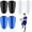 Black, White, Blue, variant on Lsupdaol 3 Pairs Mini Soccer Shin Guards Extra Miniature Shin Pads 3.74 x 2.36 Inches Small Football Guards for Youth Adults Men Women Players Protective Sports Equipment
