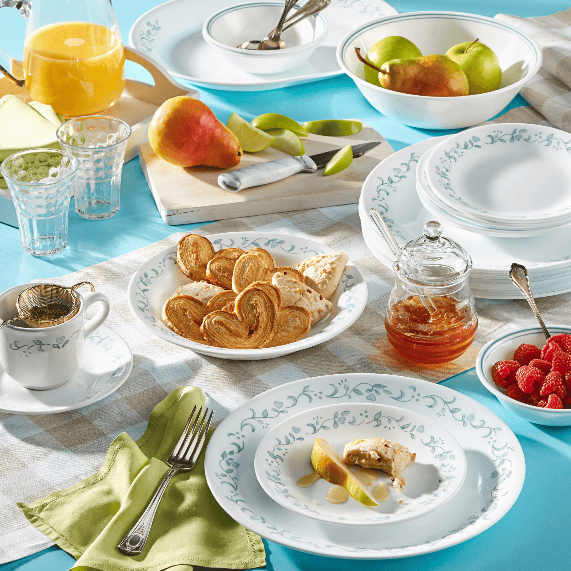 Corelle Country Cottage Corelle 16 Pc Dinnerware Set Compre