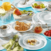 Corelle Country Cottage 12-Piece Glass Dinnerware Set (Service for 4)