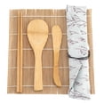 thumbnail image 2 of Garosa 9Pcs/Set Bamboo Sushi Making Kit Includes 2 Rolling Mats 5 Chopsticks 1 Paddle 1 Sushi Blade, Sushi Set, Sushi Tool, 2 of 10