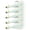 Luminous-1oz-5 Pack, variant on 5-pack Bucktail Jigs Hair Saltwater Freshwater Fishing Lures Surf Jig Heads White Luminochartreuse Swimbait For Bflounder Striper Bluefish Halibut Redfish