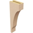 thumbnail image 5 of 3"W x 6"D x 18"H Thin Moab Rough Cedar Woodgrain TimberThane Corbel, Primed Tan, 5 of 6