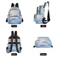 thumbnail image 2 of JIALIOU Mini Backpack Purse for Women Quilted Casual Daypack Small Travel Shoulder Bag, Dolphin in Glowy Sea, 2 of 7