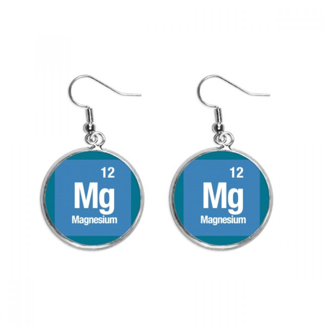 Mg de magnesio, elemento químico Chem Pendientes pendientes de plata colgantes joyas señora Unbranded M